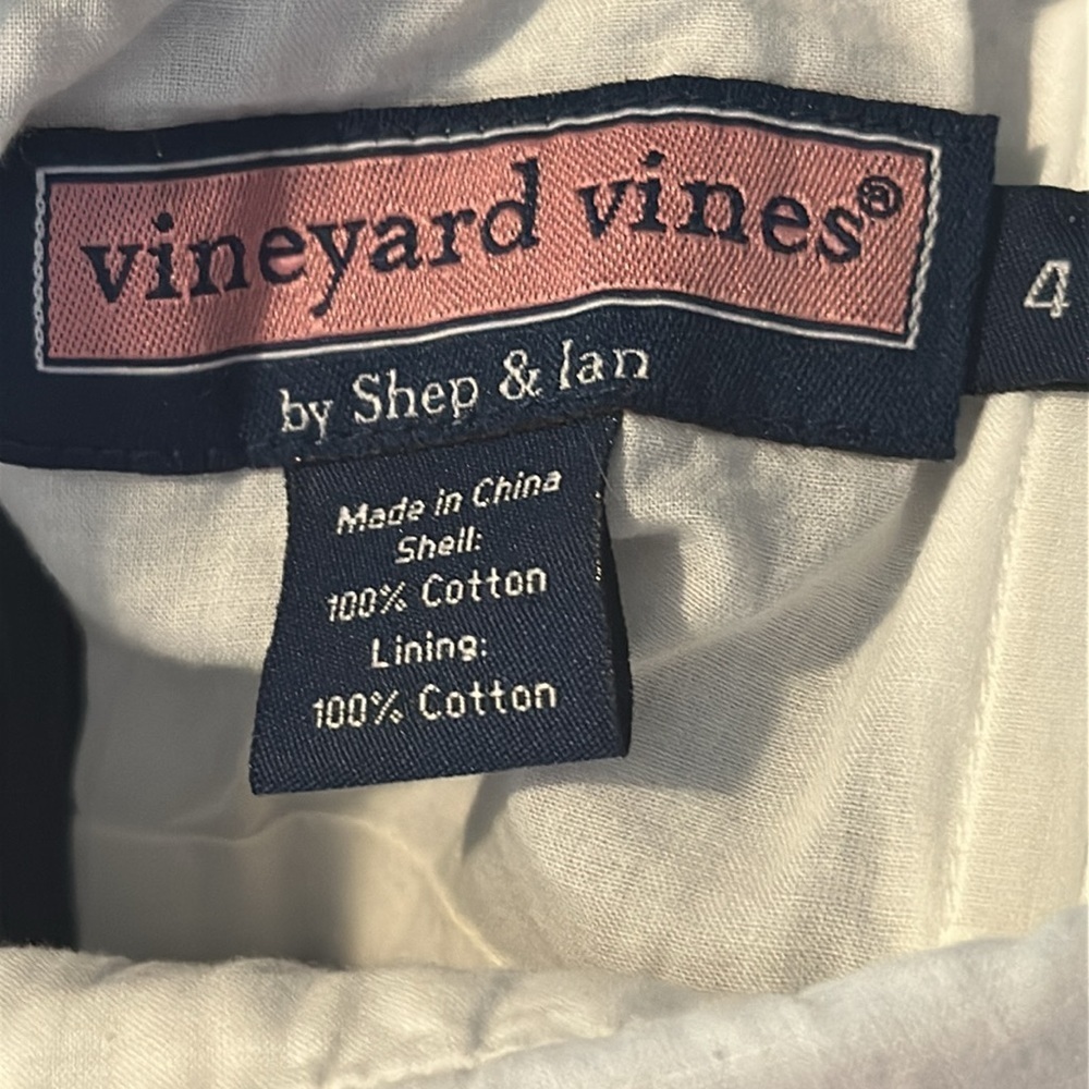 Women’s Vineyard Vines Strapless Navy & White Carolyn Nautical Starfish Dress - Picture 6 of 6